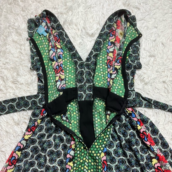 Alice Through the Looking Glass Mini Dress | Alice in Wonderland | Multicolor - Picture 12 of 12